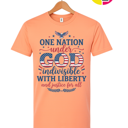 One Nation Under God Liberty Tee
