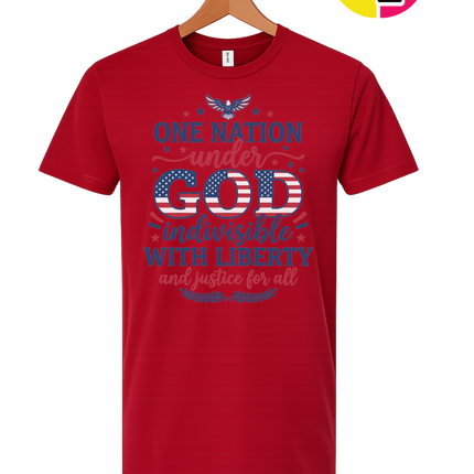 One Nation Under God Liberty Tee