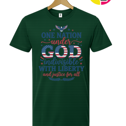 One Nation Under God Liberty Tee