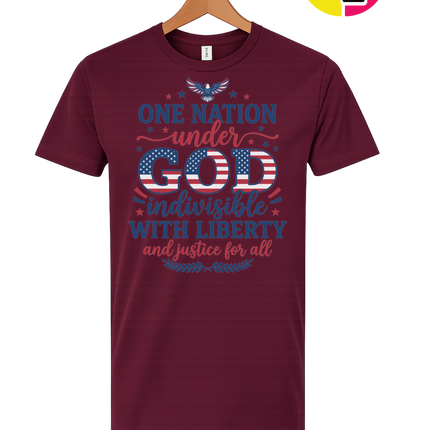 One Nation Under God Liberty Tee