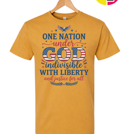 One Nation Under God Liberty Tee