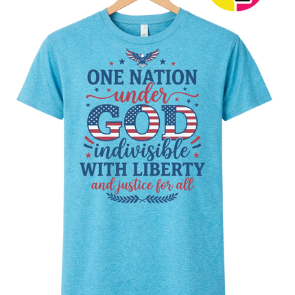 One Nation Under God Liberty Tee