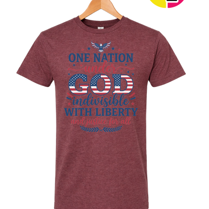 One Nation Under God Liberty Tee