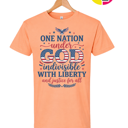 One Nation Under God Liberty Tee
