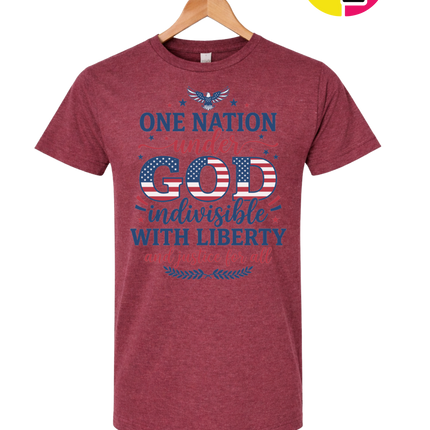 One Nation Under God Liberty Tee
