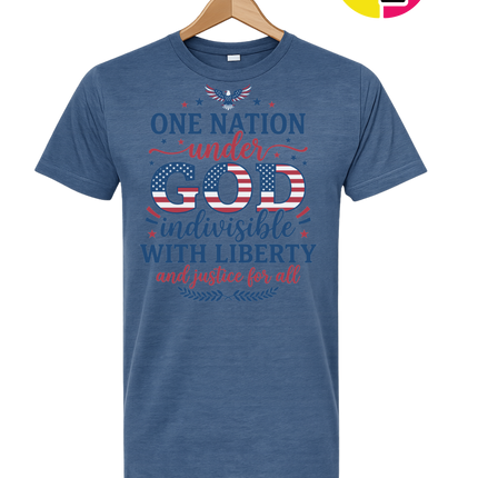 One Nation Under God Liberty Tee