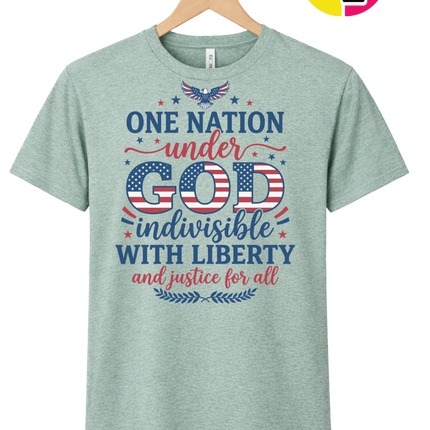 One Nation Under God Liberty Tee