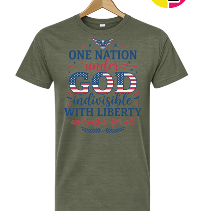 One Nation Under God Liberty Tee