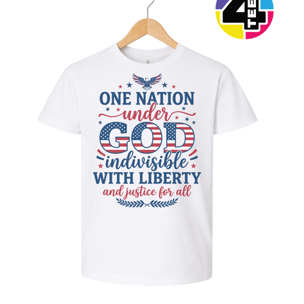 One Nation Under God Liberty Youth Tee