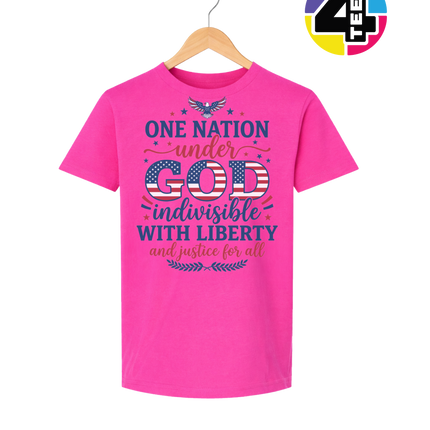 One Nation Under God Liberty Youth Tee
