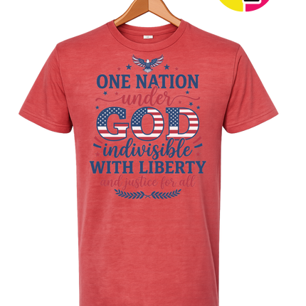 One Nation Under God Liberty Tee
