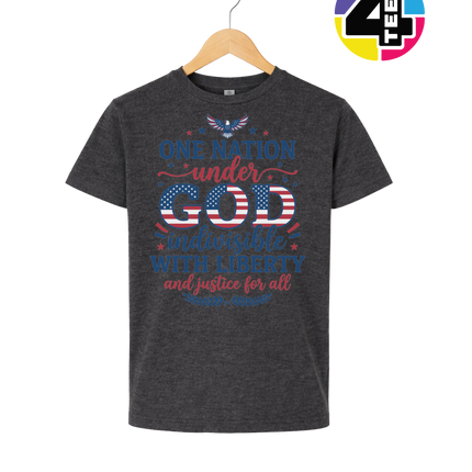 One Nation Under God Liberty Youth Tee
