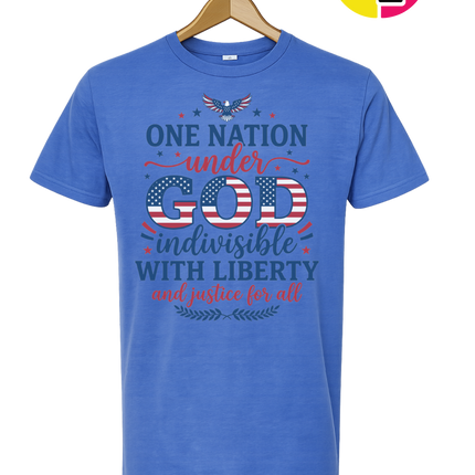 One Nation Under God Liberty Tee