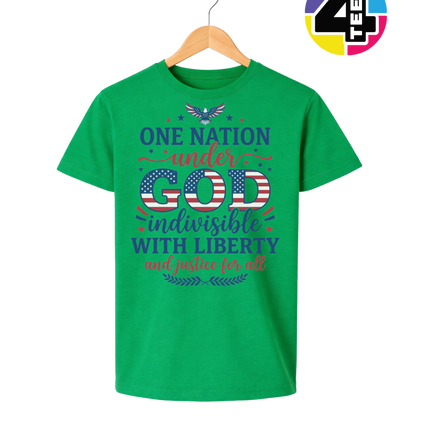 One Nation Under God Liberty Youth Tee