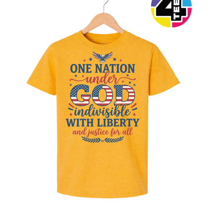 One Nation Under God Liberty Youth Tee