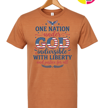 One Nation Under God Liberty Tee