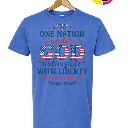 One Nation Under God Liberty Tee