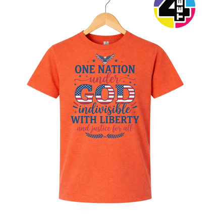 One Nation Under God Liberty Youth Tee