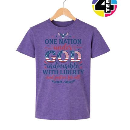 One Nation Under God Liberty Youth Tee