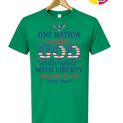 One Nation Under God Liberty Tee