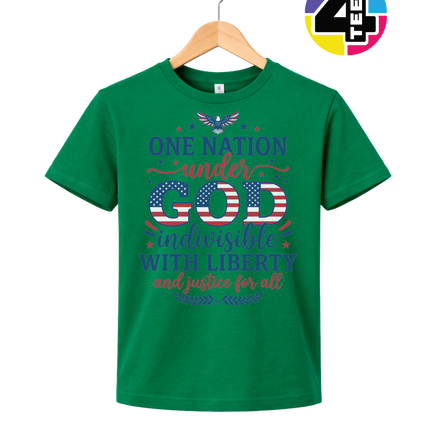 One Nation Under God Liberty Youth Tee