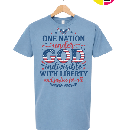 One Nation Under God Liberty Tee