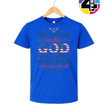 One Nation Under God Liberty Youth Tee