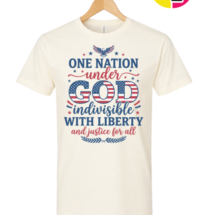 One Nation Under God Liberty Tee
