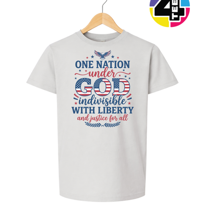 One Nation Under God Liberty Youth Tee