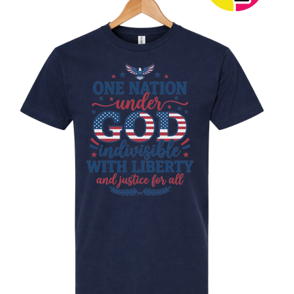 One Nation Under God Liberty Tee