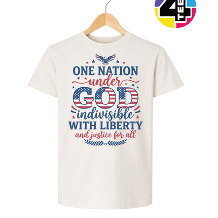 One Nation Under God Liberty Youth Tee