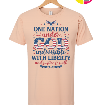 One Nation Under God Liberty Tee