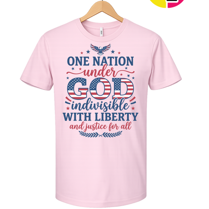 One Nation Under God Liberty Tee