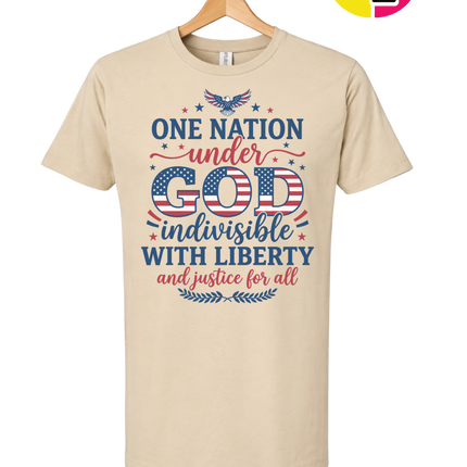 One Nation Under God Liberty Tee