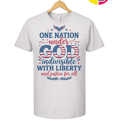 One Nation Under God Liberty Tee
