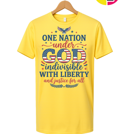 One Nation Under God Liberty Tee