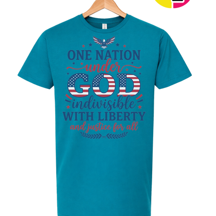 One Nation Under God Liberty Tee