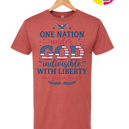 One Nation Under God Liberty Tee