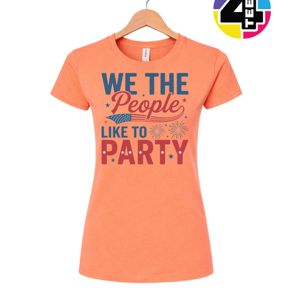 We the People Party Pride Women's Tee