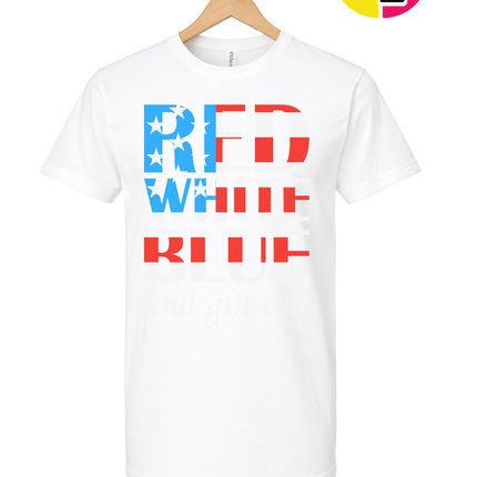 Red White Blue & Gin Too Tee