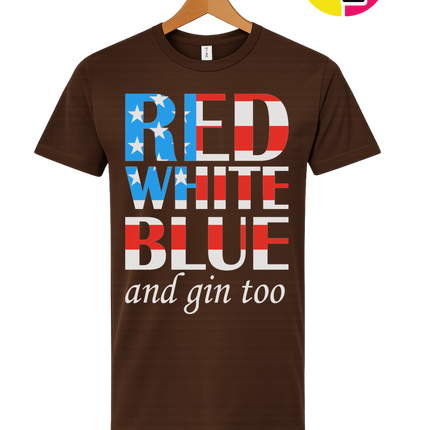 Red White Blue & Gin Too Tee