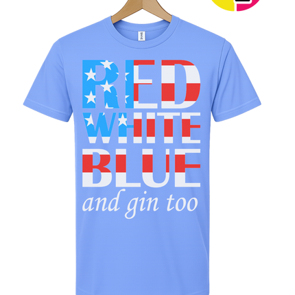 Red White Blue & Gin Too Tee