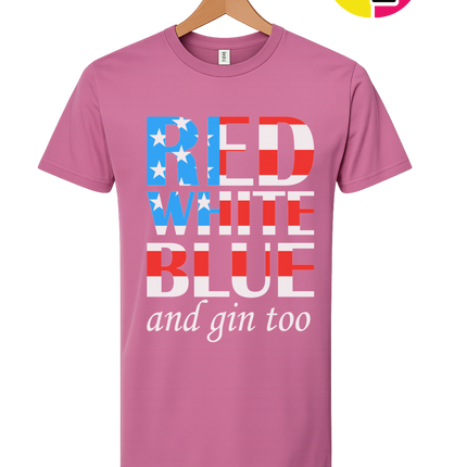 Red White Blue & Gin Too Tee