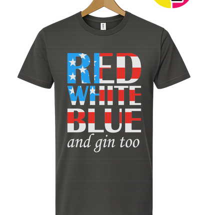 Red White Blue & Gin Too Tee
