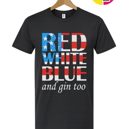 Red White Blue & Gin Too Tee