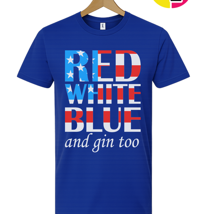 Red White Blue & Gin Too Tee
