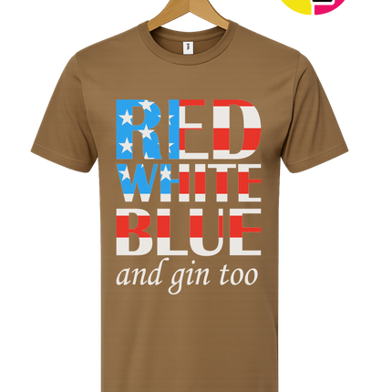 Red White Blue & Gin Too Tee