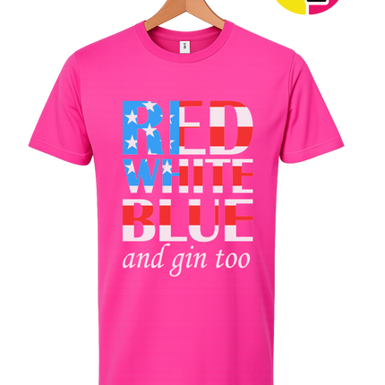 Red White Blue & Gin Too Tee