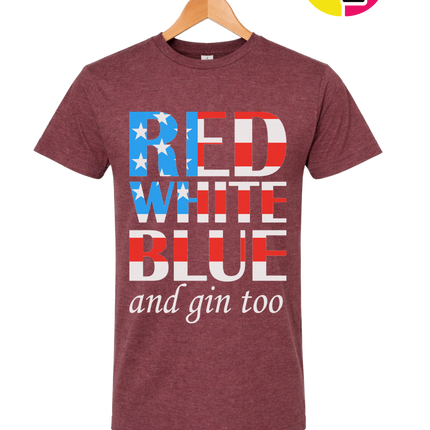 Red White Blue & Gin Too Tee