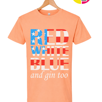 Red White Blue & Gin Too Tee